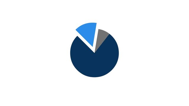 business animated pie chart