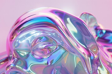 Transcendent 3D Marble Surface Pattern