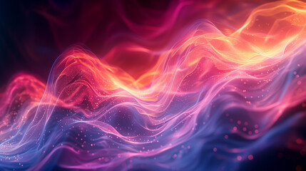 Freeform lights beam - Abstract background