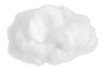 White absorbent cotton on a clean background.