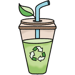 Earth Day cute elements