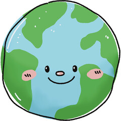 Earth Day cute elements
