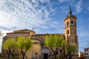 Church of Our Lady of the Assumption of Tembleque, in Toledo, Castilla la Mancha, Spain with daylight