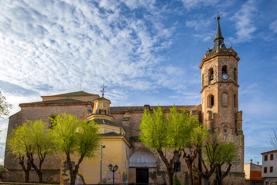 Church of Our Lady of the Assumption of Tembleque, in Toledo, Castilla la Mancha, Spain with daylight