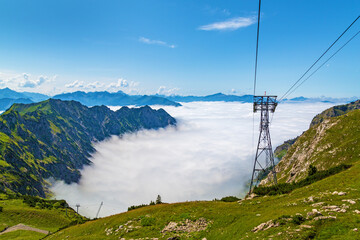 Allgäu - Nebelhorn - Oberstdorf - Obheiter - Gondel - Berge