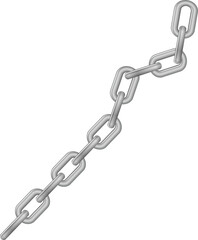 chain link is closed and open.