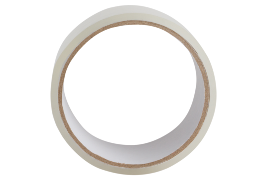 Scorch tape transparent on an empty background