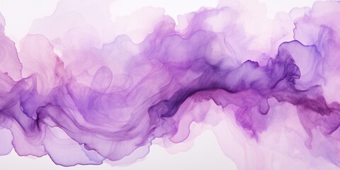 Violet abstract watercolor stain background pattern 