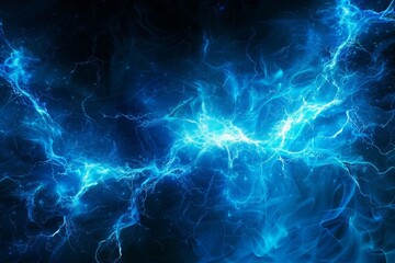 Luminous Blue Plasma Waves, Dynamic Energy Pattern