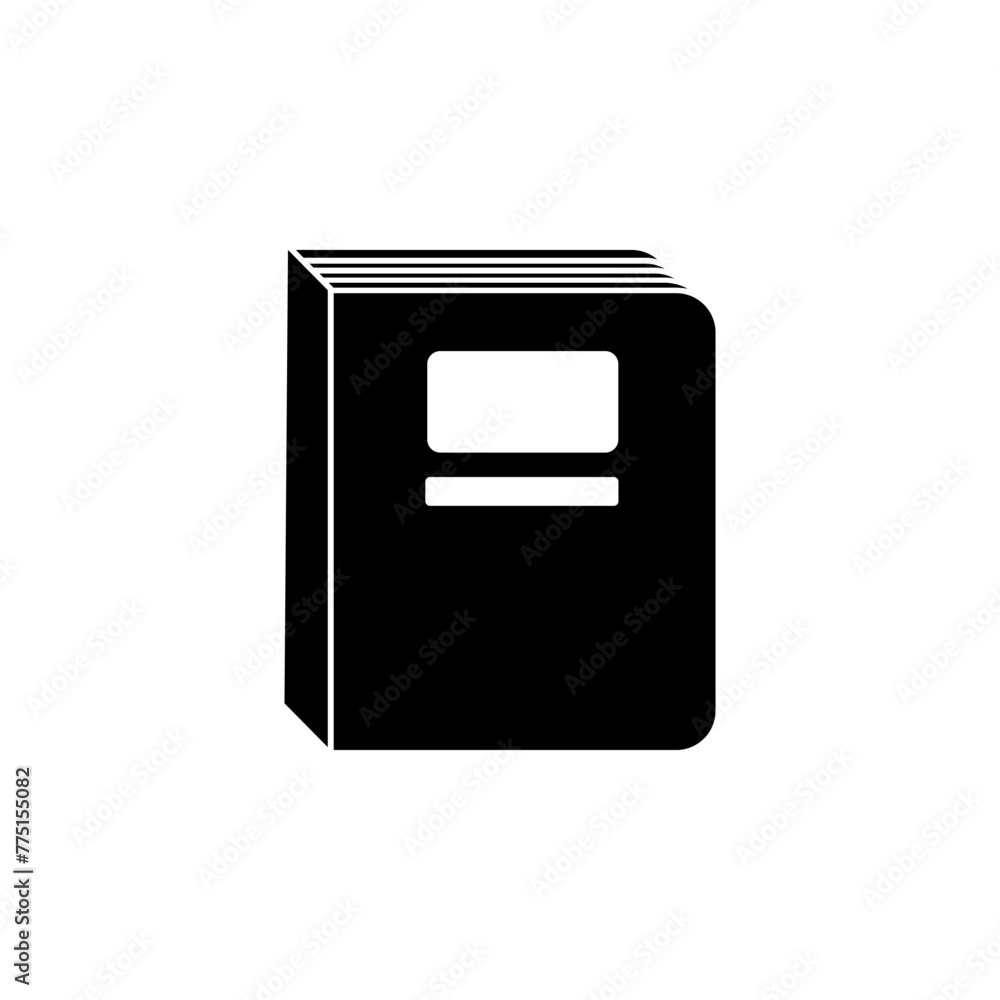 Poster document folder flat vector icon. simple solid symbol isolated on white background
