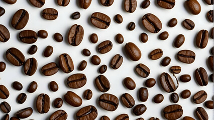 Obraz premium coffee beans pattern