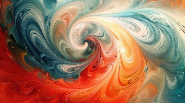 Abstract swirls of oil paint form a captivating backdrop for your message.