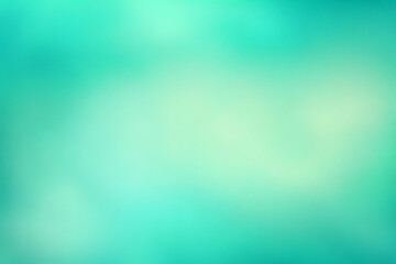 Obraz premium Abstract gradient smooth Blurred Bokeh Turquoise background image