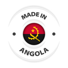 Made in Angola graphic and label.