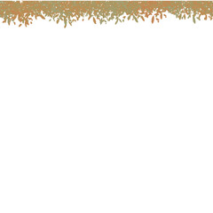 golden christmas frame