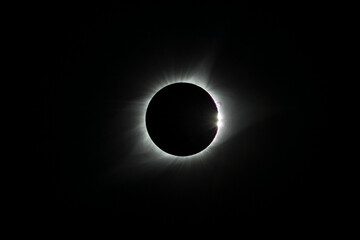 Solar Eclipse Baily's Beads