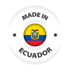 Made in Ecuador graphic and label.