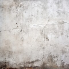 White barely noticeable color on grunge texture cement background pattern with copy space 