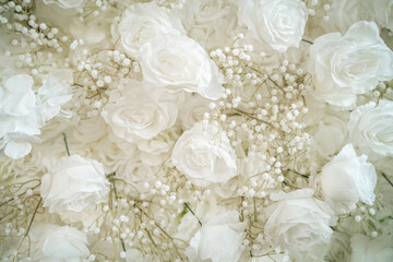 Obraz na płótnie Canvas White Roses 1