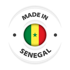 Made in Senegal graphic and label.