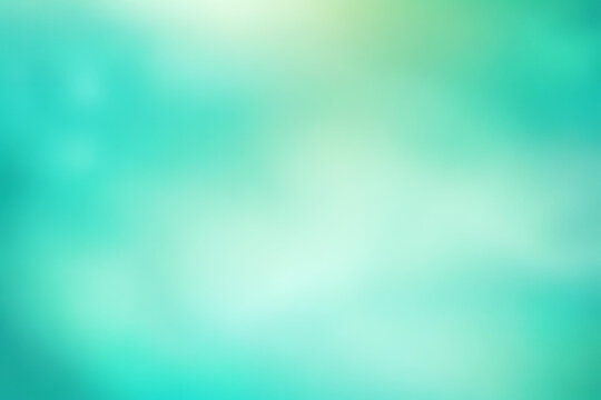 Abstract gradient smooth Blurred Bokeh Turquoise background image