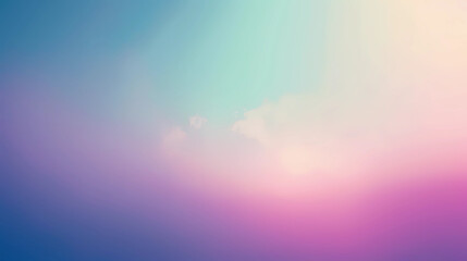 Blue and purple Subtle gradient background with clouds