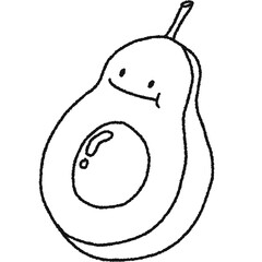 Cute Fruits Elements