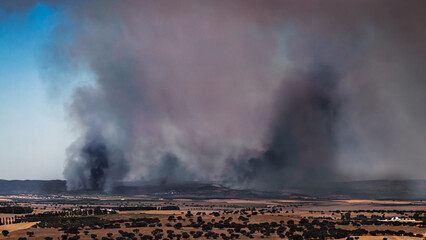 Dark Smoke of a Bushfire
