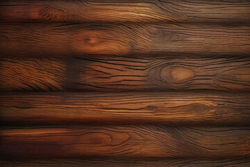 Brown wood wall wooden plank board texture background with grains and structures and scratched