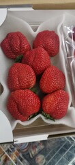 strawberries in a box