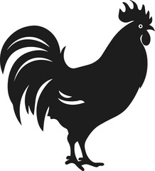 rooster chicken silhouette