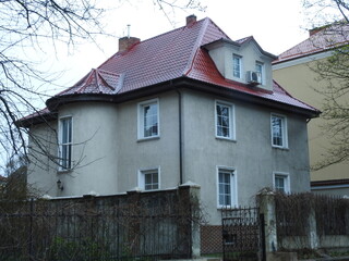 historical house in kaliningrad, former konigsberg