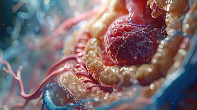 Hiatal hernia and its link to GERD, illustrated in a 3D animation, educating on causes and treatments