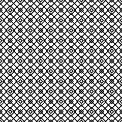 Black and white seamless abstract pattern. Background and backdrop. Grayscale ornamental design.