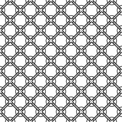 Black and white seamless abstract pattern. Background and backdrop. Grayscale ornamental design.