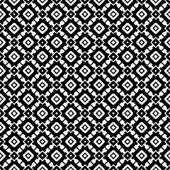 Black and white seamless abstract pattern. Background and backdrop. Grayscale ornamental design.