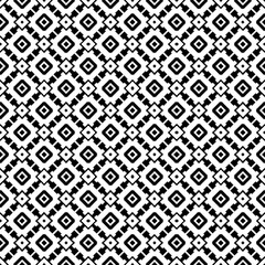 Black and white seamless abstract pattern. Background and backdrop. Grayscale ornamental design.