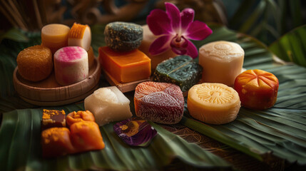 Obraz premium Elegant photo of Sinhalese sweets 