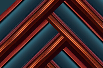 Abstract geometric background with multicolored diagonal lines.