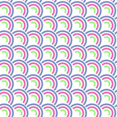 Seamless pattern with geometric elements. Vector illustration.