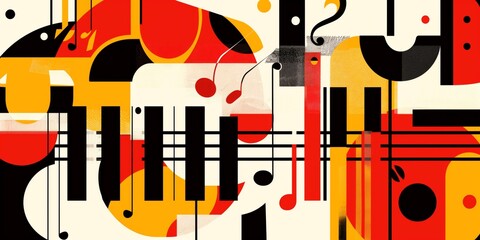 Abstract representation of music.