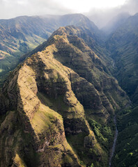 Aerial view of Waimea Canyon, Kauai, Hawaii - 775209812