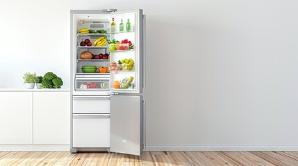 beauty of refrigerator, symbolizing fresh beginnings and organization. - 775217005