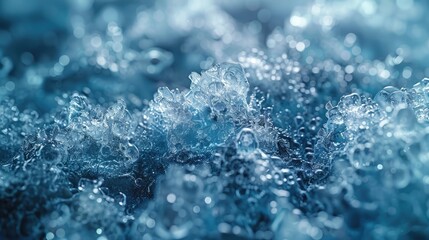 Ice that can be melted with words, in a world where words have magical power, solid color background, 4k, ultra hd