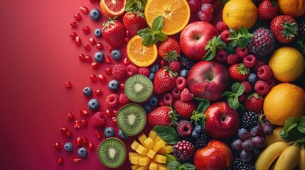 Smart devices to monitor nutrition and diet, solid color background, 4k, ultra hd