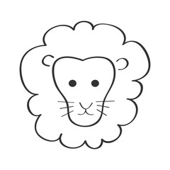 lion vector illustration design