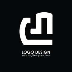 CN CN Logo Design, Creative Minimal Letter CN CN Monogram