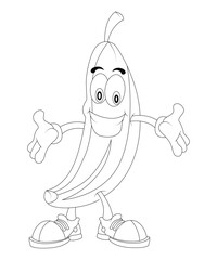 Fruit Coloring Page For Kids