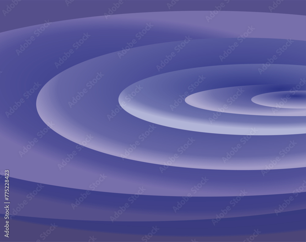 Poster composition of geometric shapes with blue gradient color tones as a background design for visual des