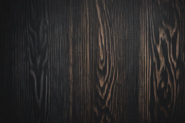 Fototapeta premium Surface of a Black and Brown Mahogany wood wall wooden plank board texture background with grains and structures